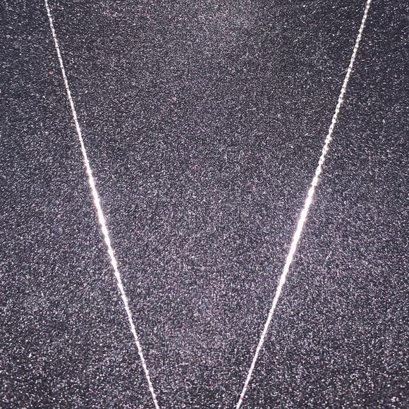 ๐ SOLD NWOT 3ct princess CZ necklace 14k chain - Picture 6 of 7